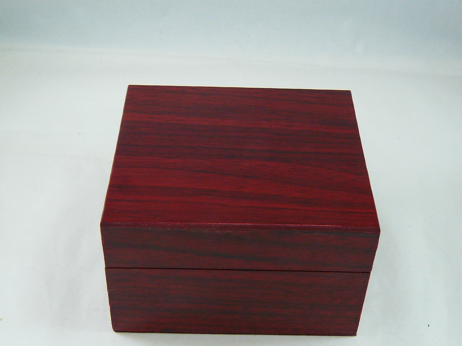 New watch box Rose wood, white leatherette pillow inside, quick shipping from EU