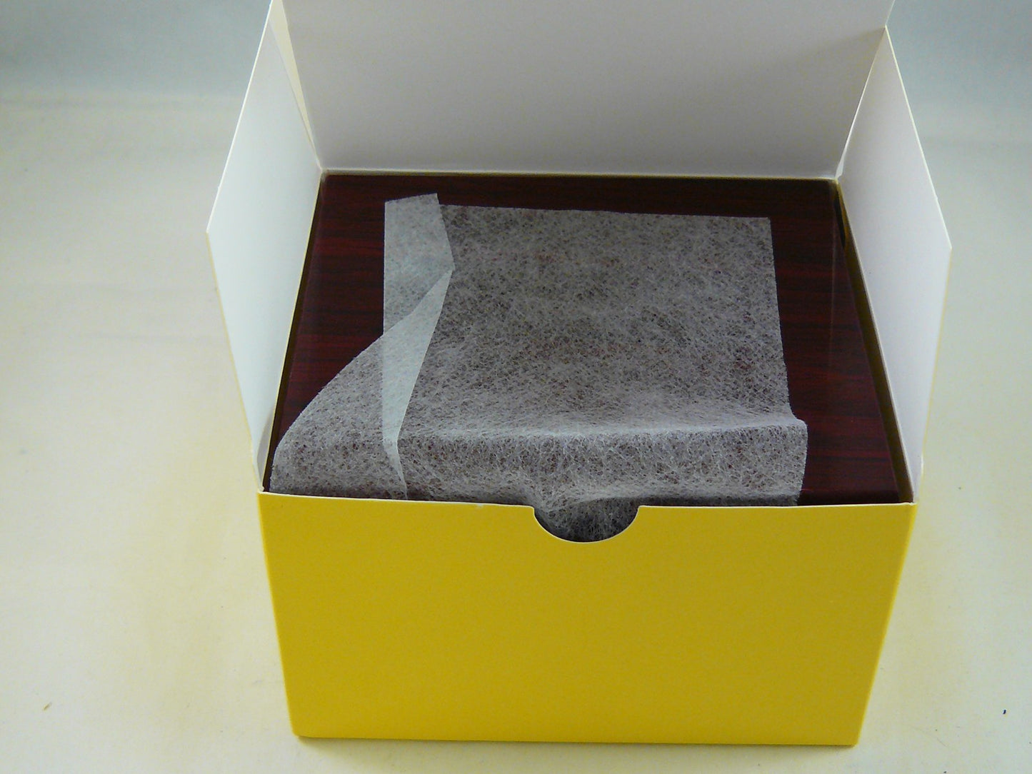 New watch box Rose wood, white leatherette pillow inside, quick shipping from EU