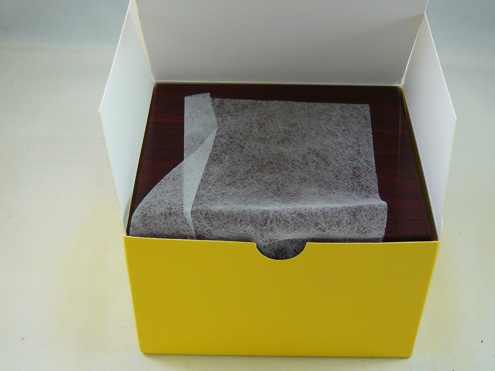 New watch box Rose wood, white leatherette pillow inside, quick shipping from EU