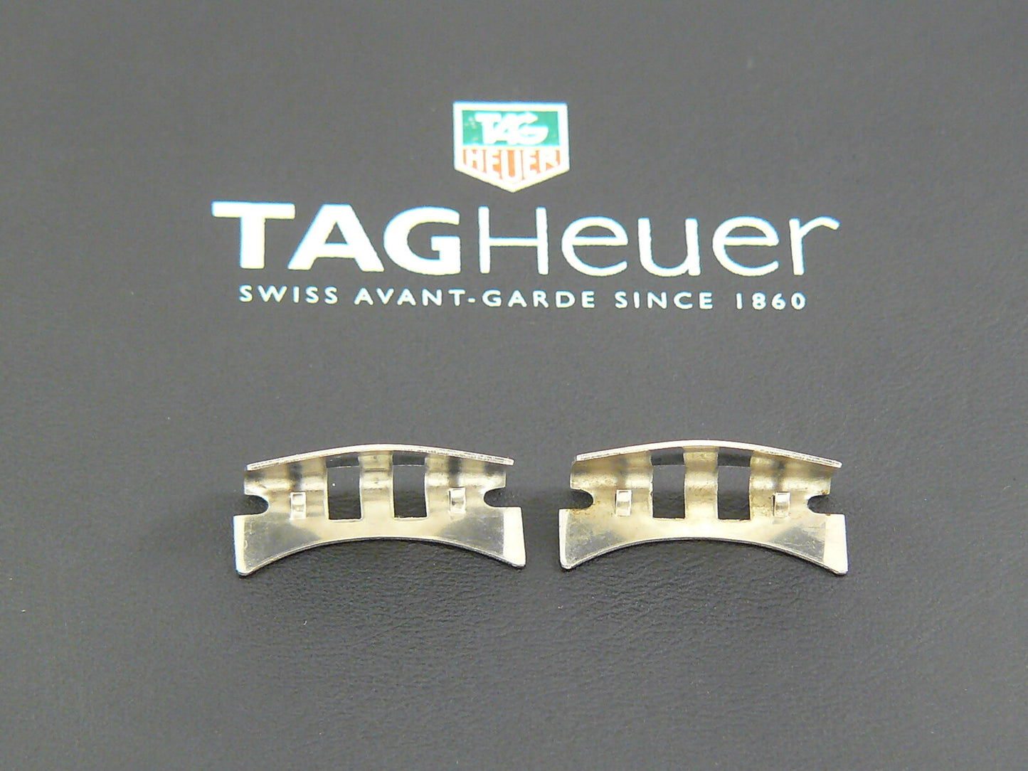 2 Endglieder Jubiläumsarmband Heuer 980.023L Auricoste Spirotechnik Sternzeic...