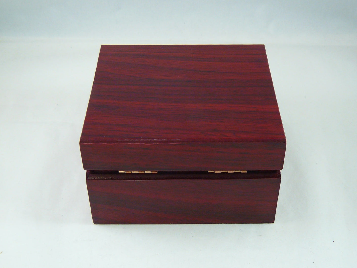 New watch box Rose wood, white leatherette pillow inside, quick shipping from EU