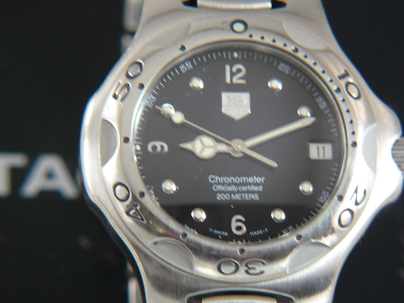 Chronomètre TAG Heuer Kirium nouveau mouvement lire texte. Cosmétiquement...